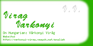 virag varkonyi business card